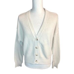 Sincerely Jules cream button down cardigan sweater